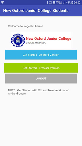 New Oxford Junior College Screen 2