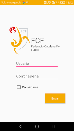 Android application Intranet FCF screenshort