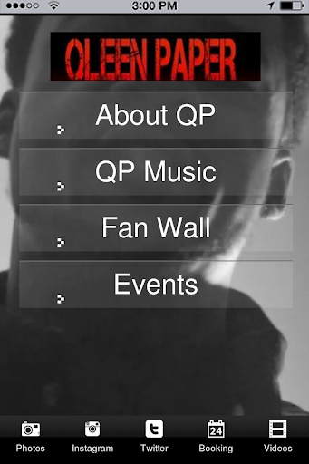 Visualização do aplicativo