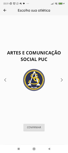 Android application Supercopa Universitária 2023 screenshort