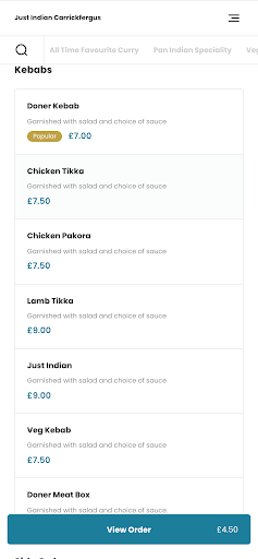 Just Indian Carrickfergus Screen 3