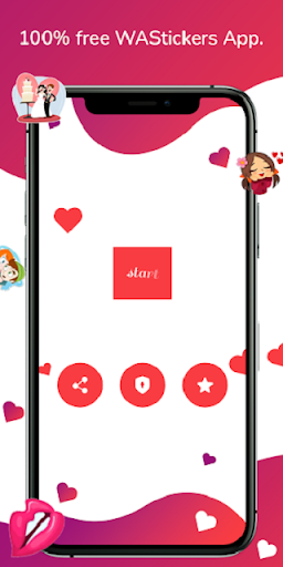 Romantic Couple WA Stickers Screen 2