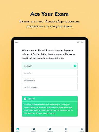 Screenshot of AceableAgent - Real Estate Ed
