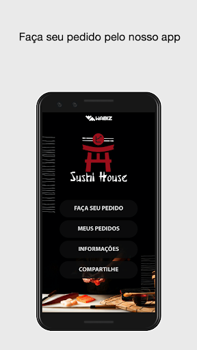 Android application Sushi House Delivery screenshort