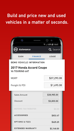 Android application Autovance Desk screenshort