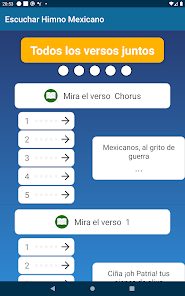 Captura de Pantalla 9 Himno México Memorizar Escucha android