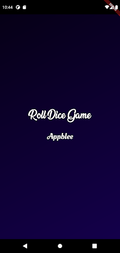 Android application Roll Dice Simple screenshort