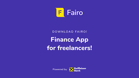 Fairo: Finance app for freelancers