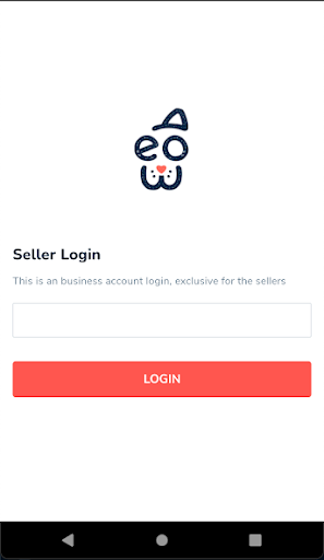 Android application Beow Seller App screenshort