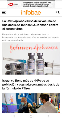 Infobae Argentina Screenshot 2 - AppWisp.com