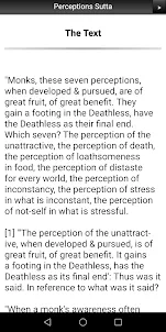 Perceptions Sutta - Buddhism