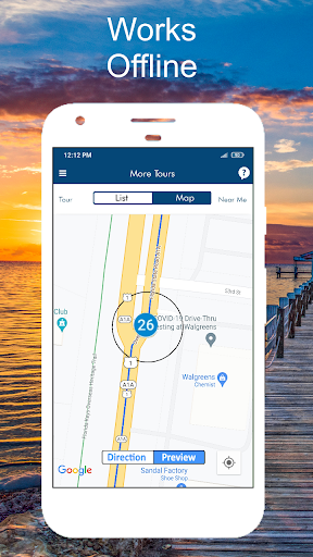 Screenshot of Miami to Key West Audio Guide