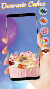Captura de Pantalla 3 Cake Maker: Feliz cumpleaños android