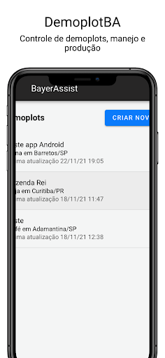 Android application DemoplotBA screenshort