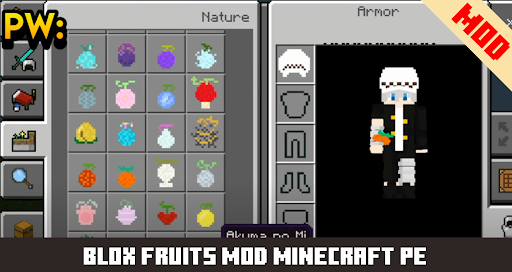 mod Blox fruits for Mcpe
