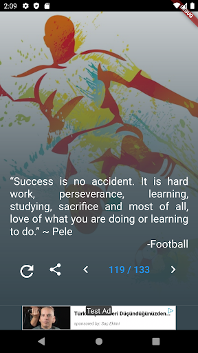 Android application Football - Soccer Quotes screenshort