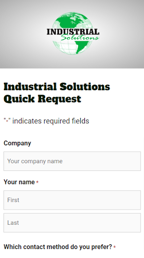 Android application Industrial Solutions screenshort
