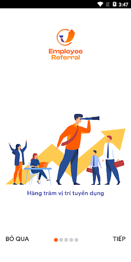 Android application Employee Referral screenshort