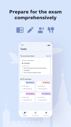 Android application IELTS English Courses 2024 screenshort
