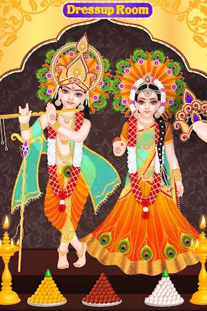 Game screenshot Lord Radha Krishna Live Temple apk download