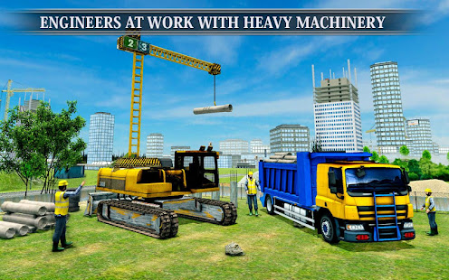Construction Vehicles Excavator Dumper Truck Sim for pc screenshots 2