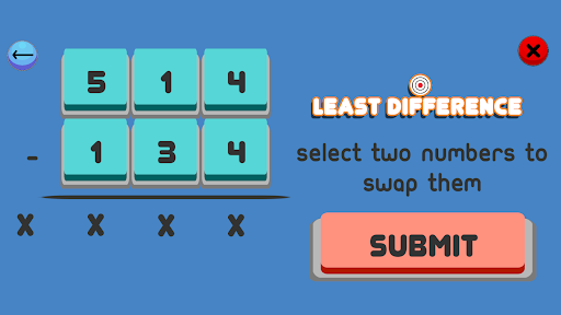 Target Number Game Screen 3