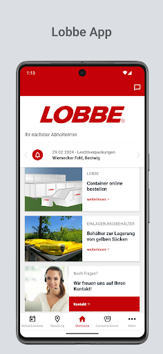 Android application Lobbe screenshort