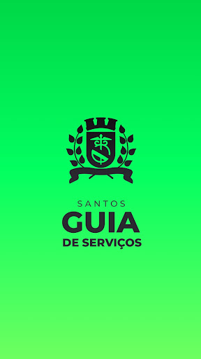 Android application Guia de Serviços Santos screenshort