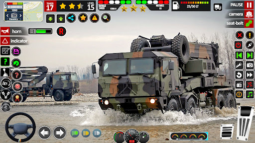 US Army Truck Military Game 3D Screen 2