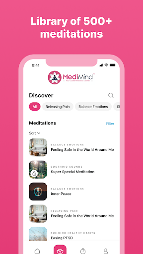 Screenshot of MediMind: Meditation Therapy