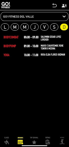 GO! Fitness Screen 3