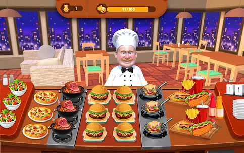 Burger Cafe Simulation