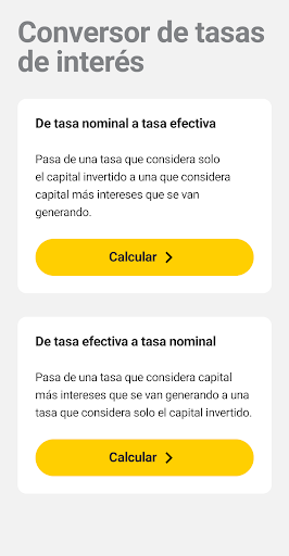 Interest Rate Converter Screen 2