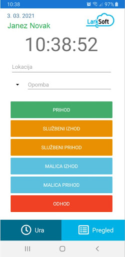 Android application LRM Mobile screenshort