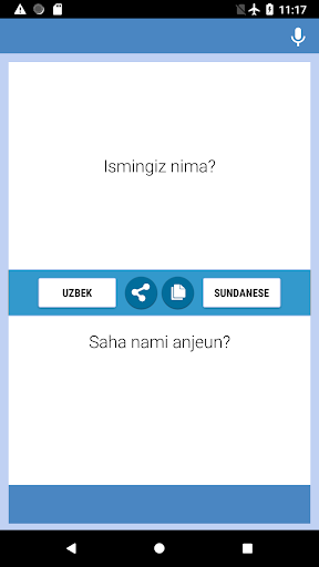 Android application Uzbek-Sunda Panarjamah screenshort