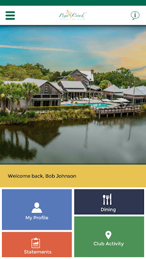 Android application Pine Creek Sporting Club screenshort