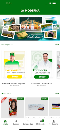 La Moderna App Screen 2