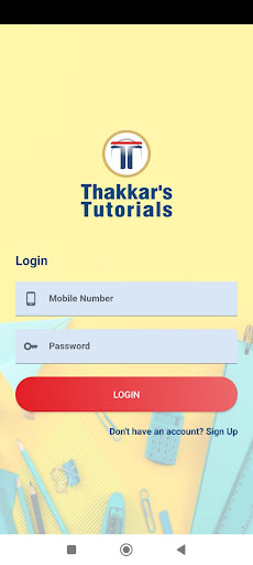 Android application Thakkar's Tutorials screenshort