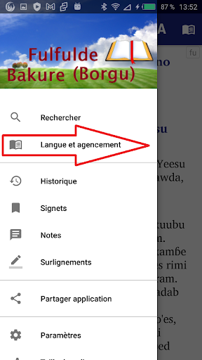 Fulfulde bakure Fran Engl Arab Screen 3