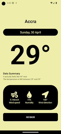 Weather 101 Screen 2