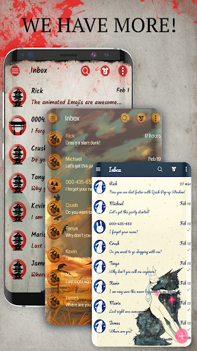 Samurai SMS theme Screen 3