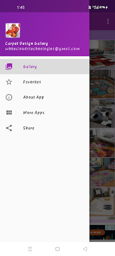 Android application Carpet Design Gallery screenshort