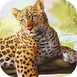 Pretty Leopard on a Tree LWP icon