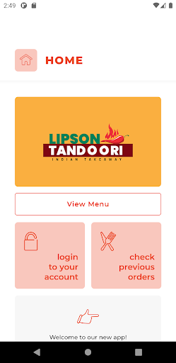 Android application Lipson Tandoori PL4 screenshort