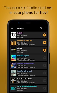 Internet Radio Player - TuneFm Screenshot