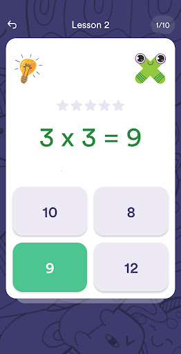 Times Tables - Multiplication Screen 3