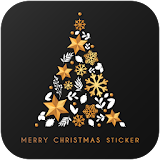 Christmas Sticker : Xmas Sticker : Santa claus icon