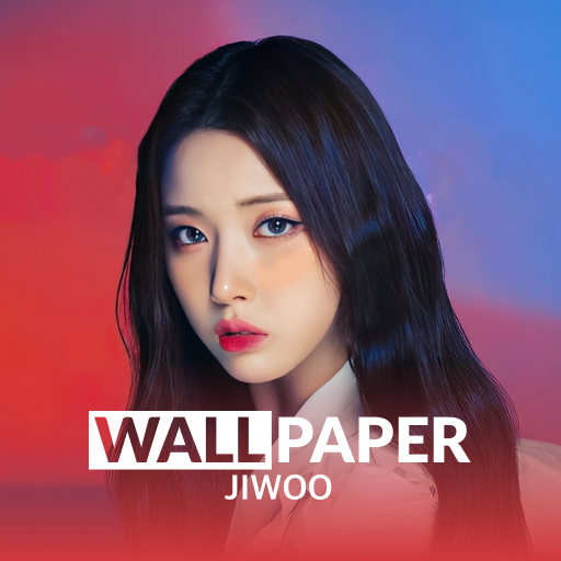 JIWOO (NMIXX) HD Wallpaper logo