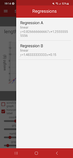 Screenshot of Scatter Graph Maker