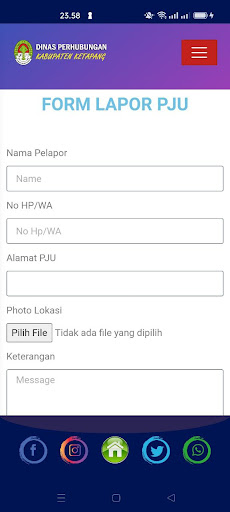 Lapor PJU Ketapang Screen 3